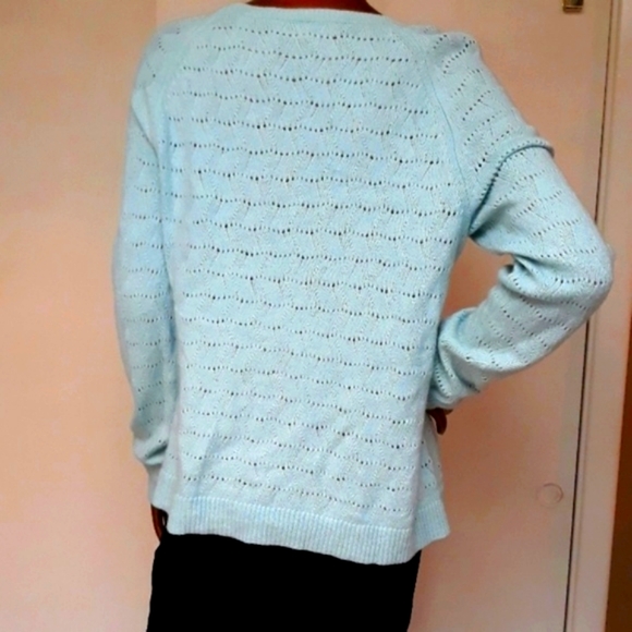 Loft Aquamarie Textured Knit Sweater - Picture 2 of 4